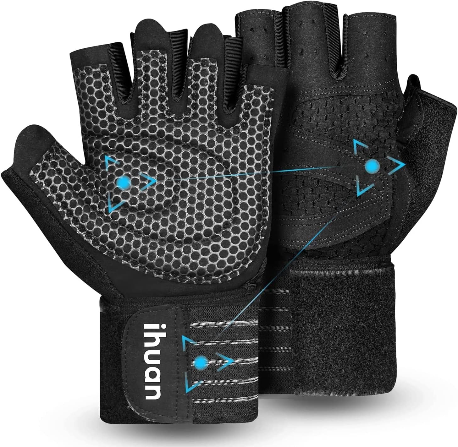 Elevate Your Workout: ihuan Ventilated Weight Lifting Gym Gloves Review