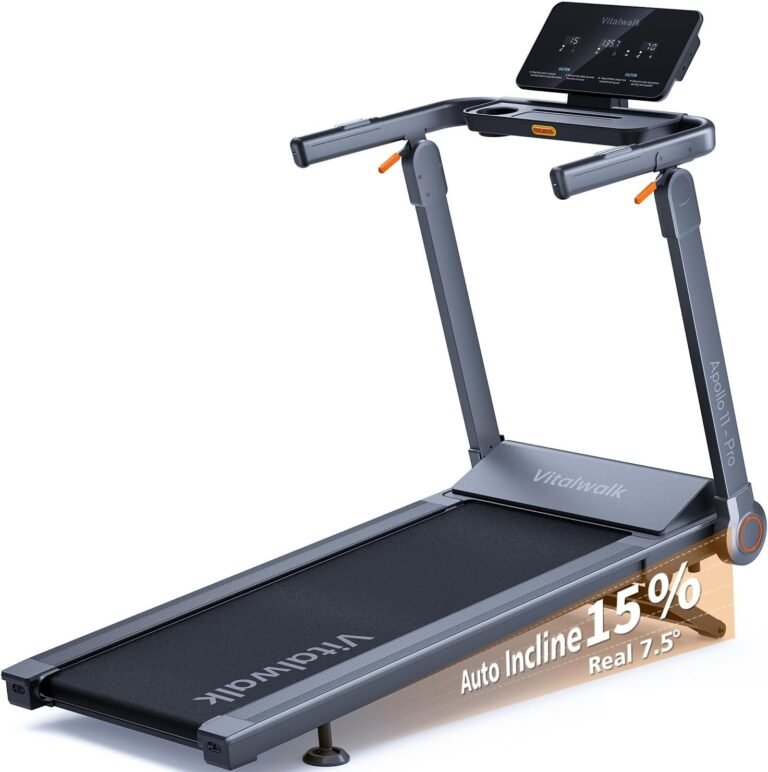 Elevate Your Home Workout: The Vitalwalk Foldable Treadmill Reviewed!