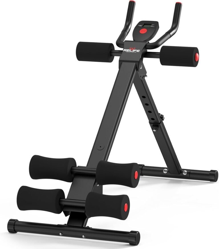 Get Stronger at Home: Review of the RELIFE Adjustable Ab Workout Machine!