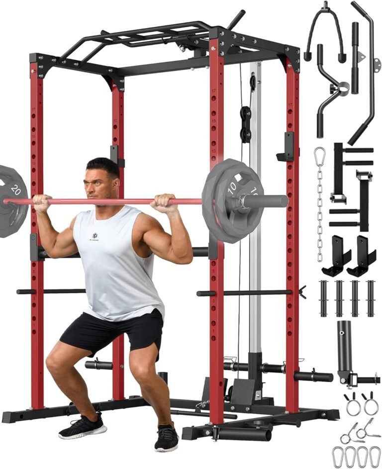 Transform Your Home Gym with the GarveeLife Power Cage: The Ultimate Squat Rack for Strength Training!